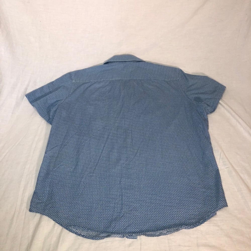 Calvin Klein All Over Pattern Button Up Shirt L - image 3